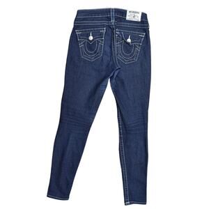 True Religion Women's Skinny Jeans Blue Size 27x30 Jegging USA Made